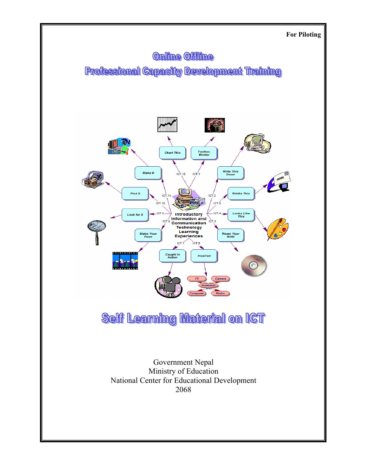 Self Learning Material On ICT